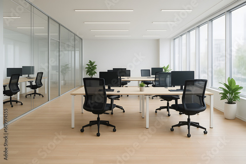 Modern Minimalist Office Space