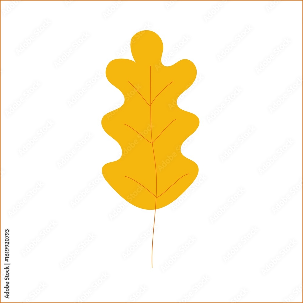 Obraz premium Fall leaves. Autumn leaf yellow