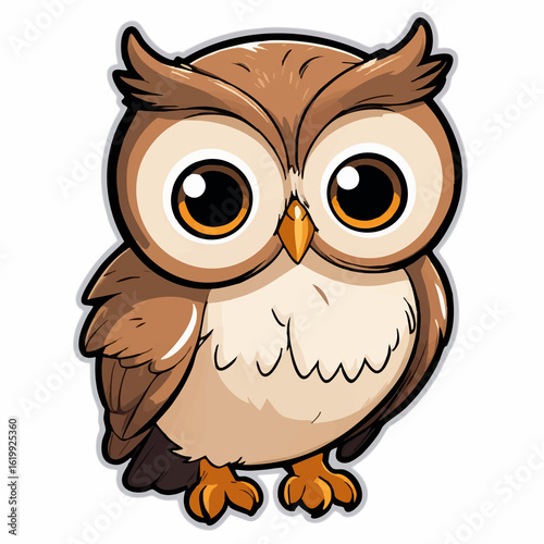 Adorable owl Illustration