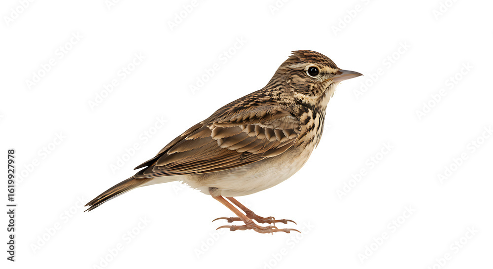 Naklejka premium Sparrow isolated on PNG background.