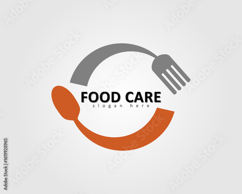 food care vector logo design concept for business and company