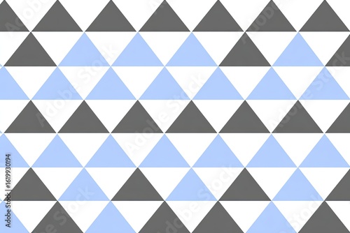 Geometric pattern of light-gray and dark-gray triangles on white background