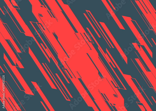 Abstract background with diagonal tech stripes pattern. Futuristic background