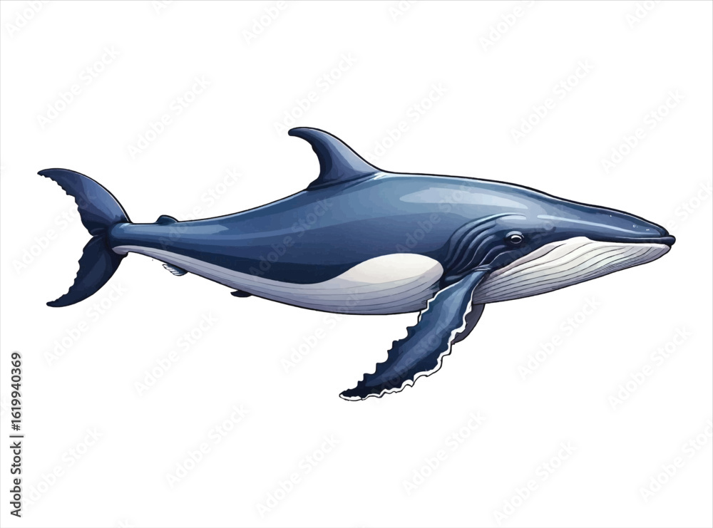 Fototapeta premium Whale Vector Design