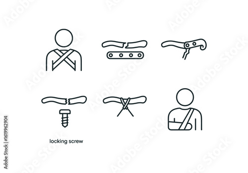 straight perfect stroke icon mono icons style isolated clavicular fracture figure eight brace clavicular fracture midshaft plate clavicular fracture hook plate clavicular fracture locking