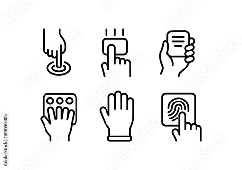 straight perfect stroke icon mono icons style isolated finrs tactile sensor finrs pressure pad finrs grip enhancer finrs deterity board finrs glove r finrs finrprint reader