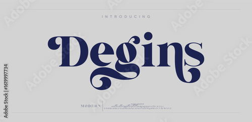 Design abstract modern alphabet font for logo, music, sport, minimal technology typography. Simple numeric vector illustration