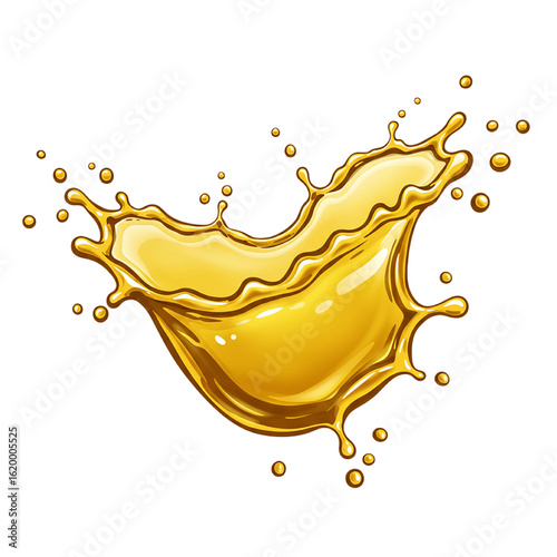 oil splash isolated on white , vector of oil splash isolated 