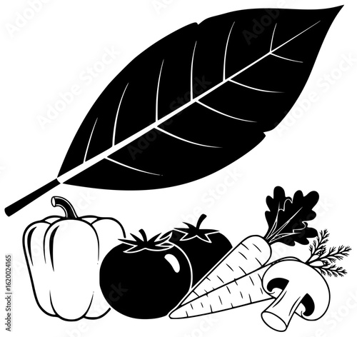 Bay Leaf surrounded by herbs Bay Leaf in traditional kitchen Bay Leaf on wooden spoon with mortar and pestle