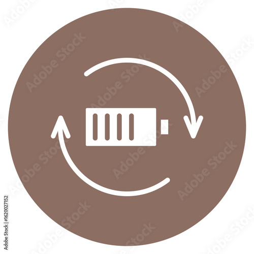 Battery Recycling Icon