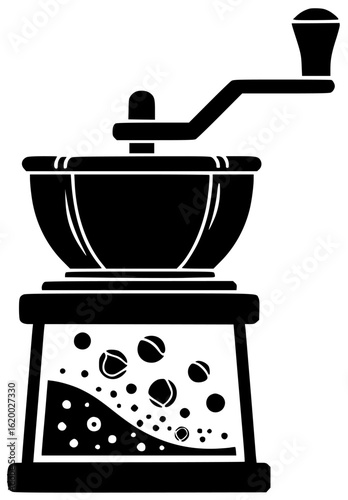 Grinder used to grind coffee beans sharpening knife cutting metal making smoothies crushing ice processing food mixing ingredients blending spices extracting juice pulverizing herbs