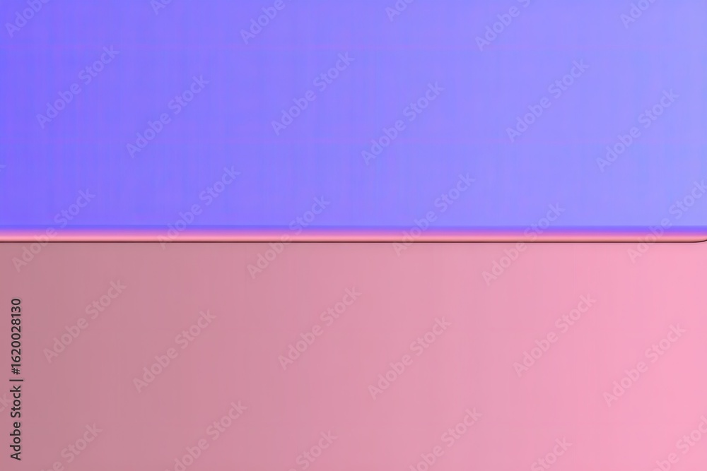 Obraz premium Two-toned, horizontal gradient, pastel colors