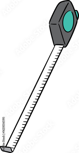 Illustration of measuring tape
