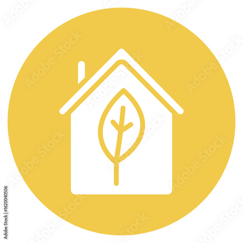 Eco-Friendly House Icon