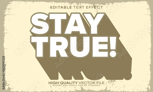 Retro classic text effect, editable text effect and vintage 3d font style bold shadow oldschool poster design