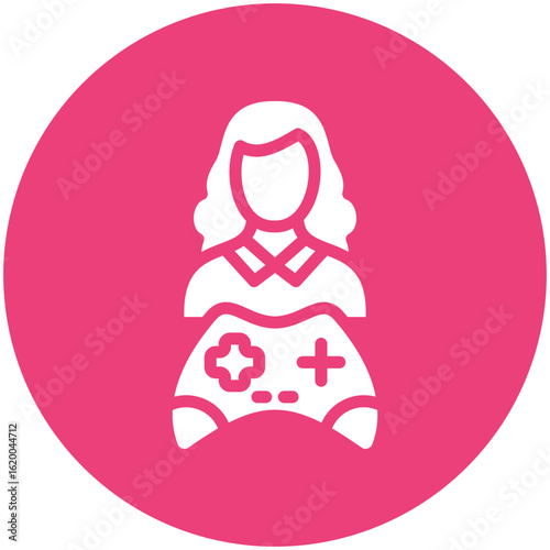 Gamer Female Icon