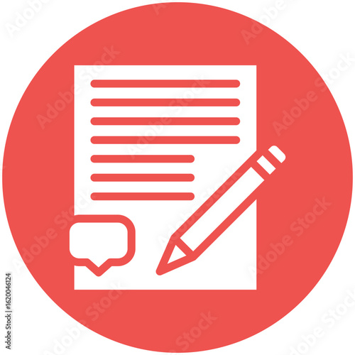Speech Writing Icon