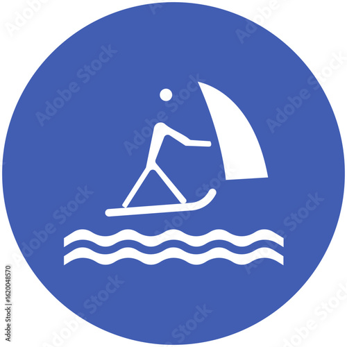 Wind Surfing Icon