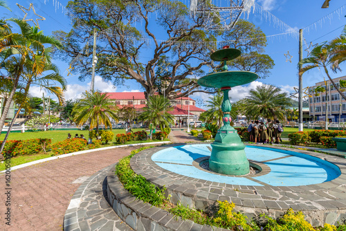 View of Derek Walcott Square, Castries, St. Lucia, Windward Islands, West Indies Caribbean