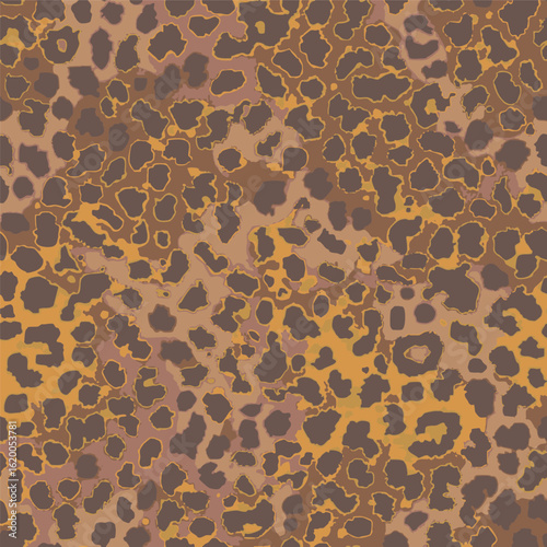 Modern New Elegant shape vector blurred earth skin tones trendy leopard animal skin wild life hand drawn seamless pattern wrapping paper decorative,  ready to print canvas repeatable pattern 