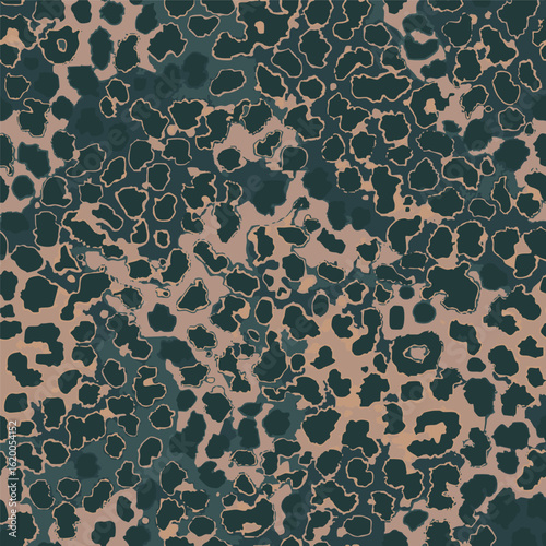 Modern New Elegant shape vector blurred earth skin tones trendy leopard animal skin wild life hand drawn seamless pattern wrapping paper decorative,  ready to print canvas repeatable pattern 