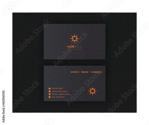 Professional Corporate company minimal business card Mockup Design template