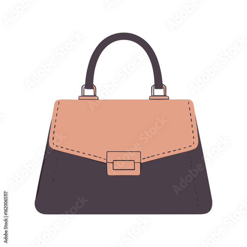 Chic Handbag Icon An elegant and fashionable handbag with a stylish design, perfect for any sophisticated aesthetic. 