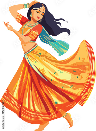girl in a dress
