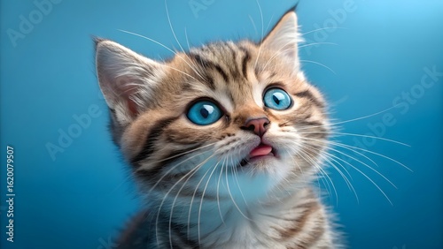 cat with blue eyes
