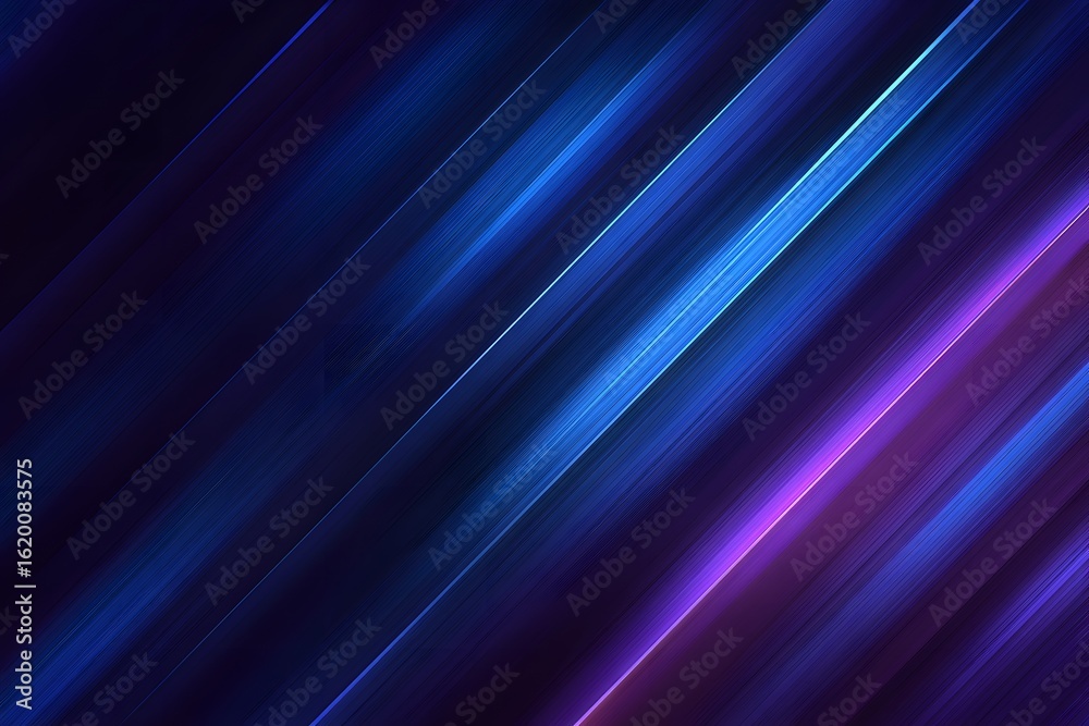 Fototapeta premium Abstract background with diagonal neon lines, 