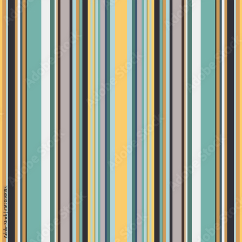 Colorful striped pattern design, white isolate background