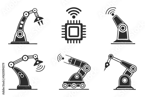 vector illustration of a microscope