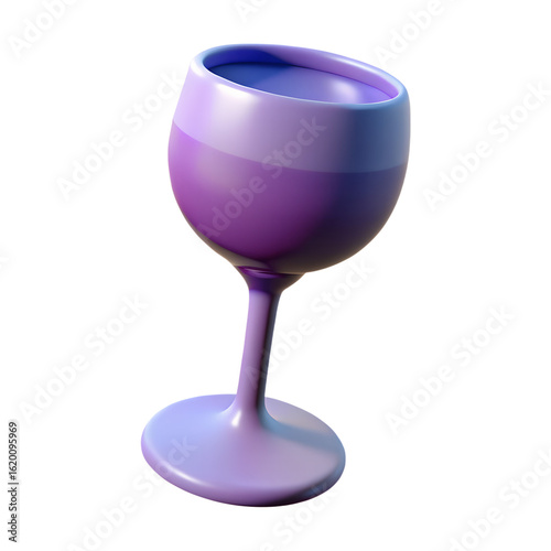 purple wine glass