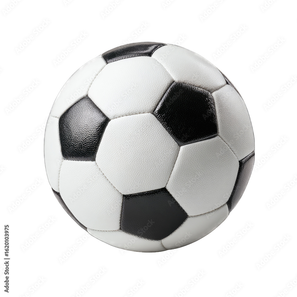 Obraz premium Classic Soccer Ball Black and White Football Photo