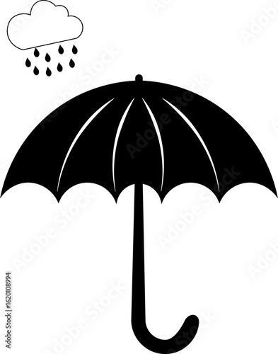 Keep Dry Icon sign isolated vector illustration
