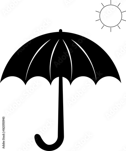 Keep Dry Icon sign isolated vector illustration