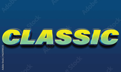 3d text effect template