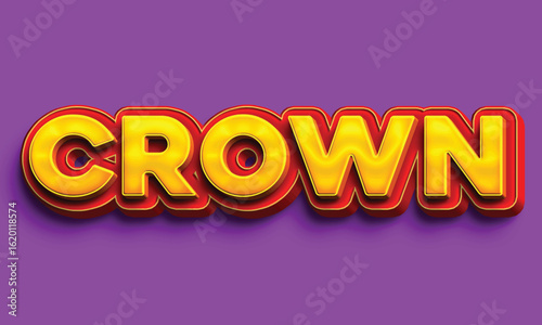 3d text effect template