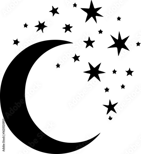 "Islamic Crescent Symbols with Arabic Calligraphy" bundle