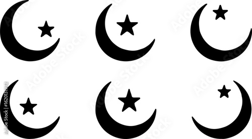 Celestial Crescent Moon Lantern Earrings"