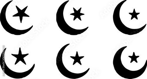 Celestial Crescent Moon Lantern Earrings"