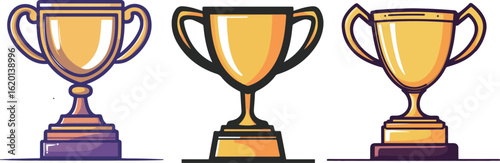 Cartoon Trophy Illustration
