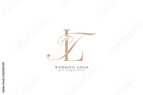 TL LT wedding logo with monogram initial letters