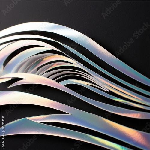 Black and white abstract background