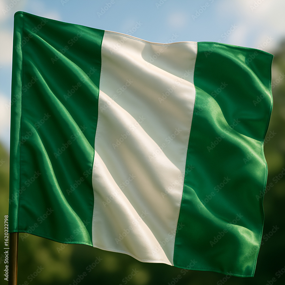 Obraz premium flag of Nigeria 