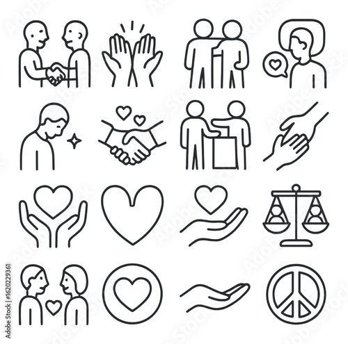 Hand tools icons: hammer, wrench, screwdriver, drill, saw, pliers, tape measure, level