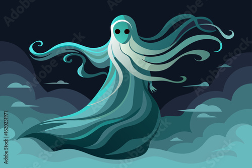 Abstract Vector Representation of a Ghostly Presence