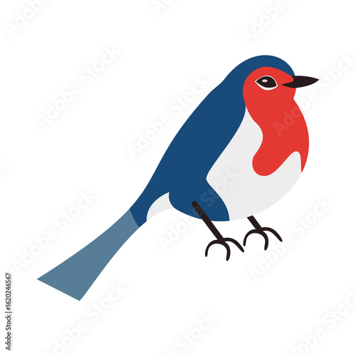 Pettirosso - uccello utile in agricoltura