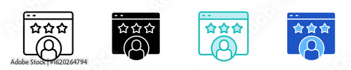 Customer Experience  Icon Set Multiple Style Collection
