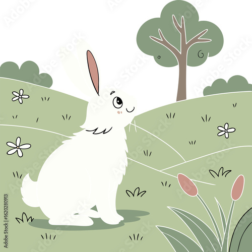rabbit in the grass
